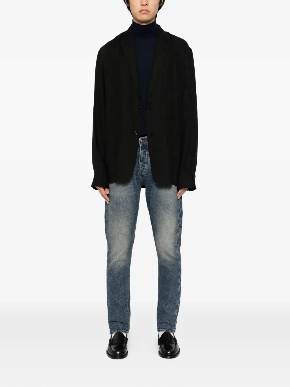 Emporio Armani J75 slim-fit jeans - Blauw