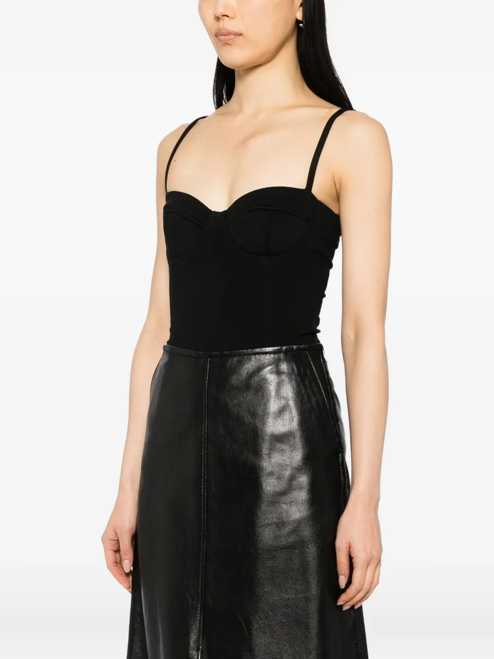 Esse Studios Shiraz Bodysuit In Black