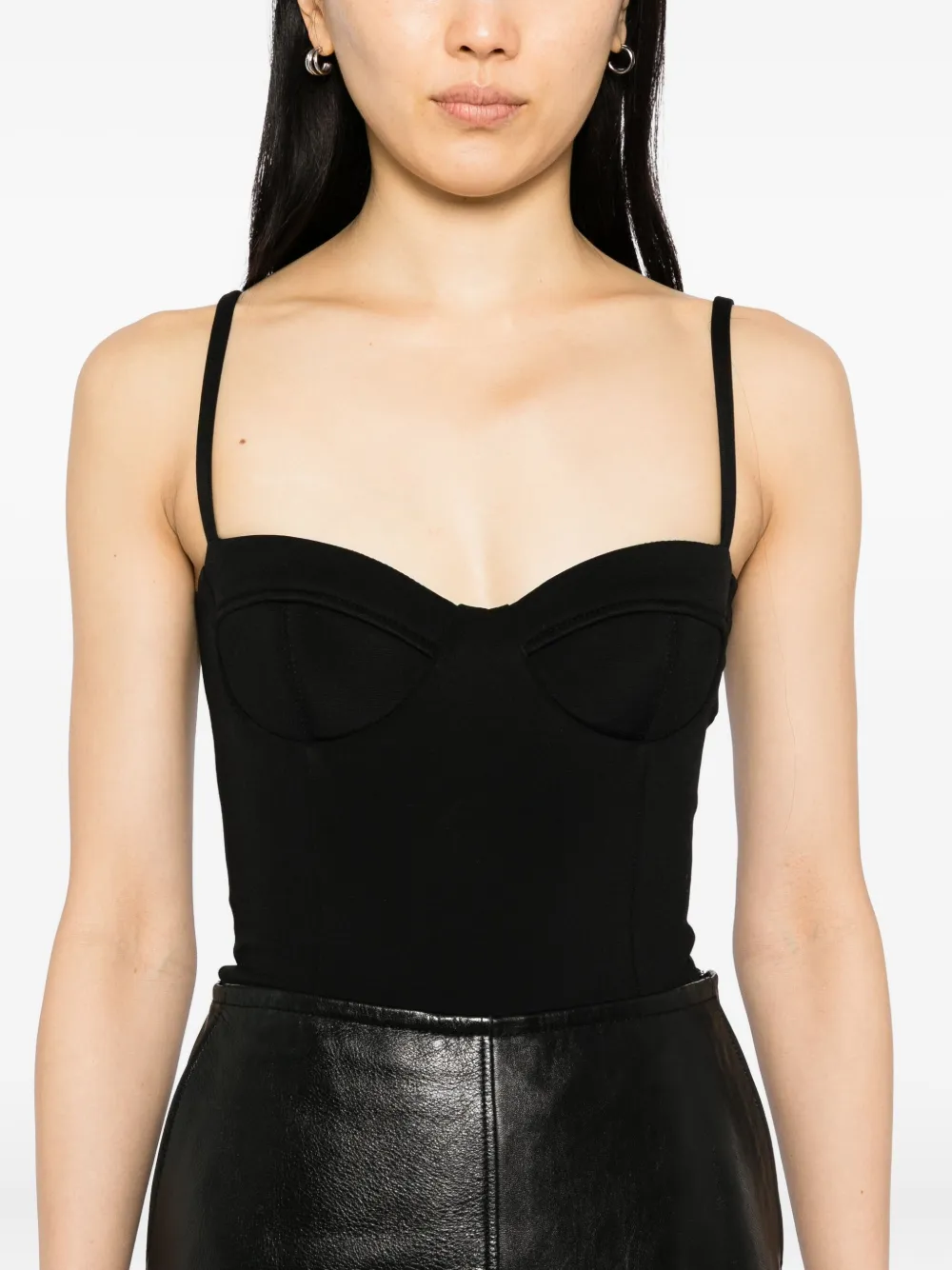 Esse Studios Shiraz Bodysuit In Black