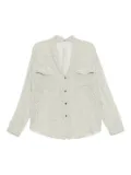 Forte Forte petite-pois print voile shirt - Green