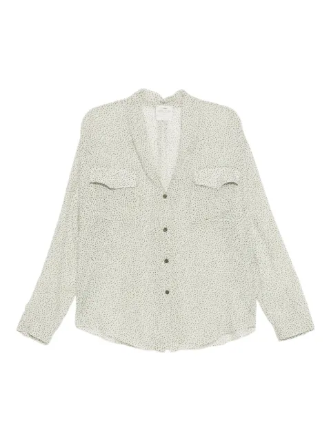 Forte Forte petite-pois print voile shirt