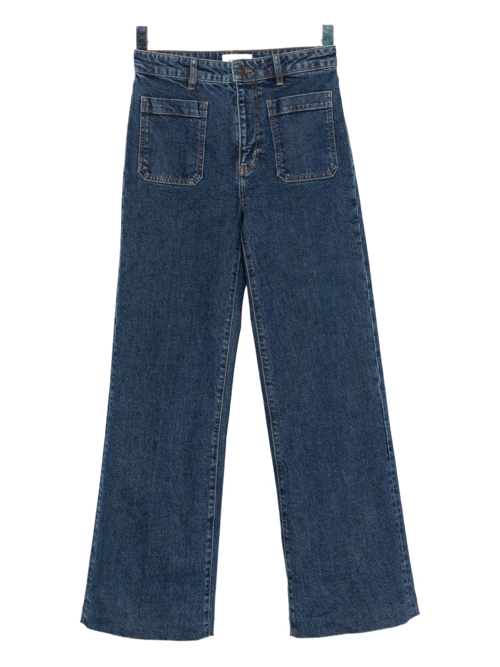 Frame Flared Jeans In Blue
