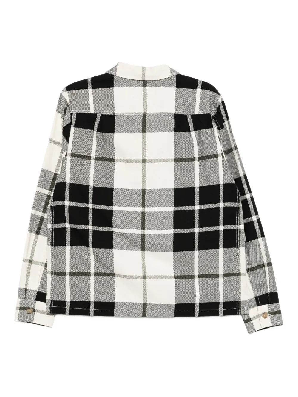 Fred Perry Overhemd met tartan ruit - Zwart