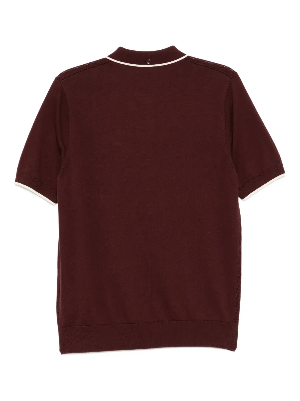 Fred Perry Poloshirt met geborduurd logo - Rood