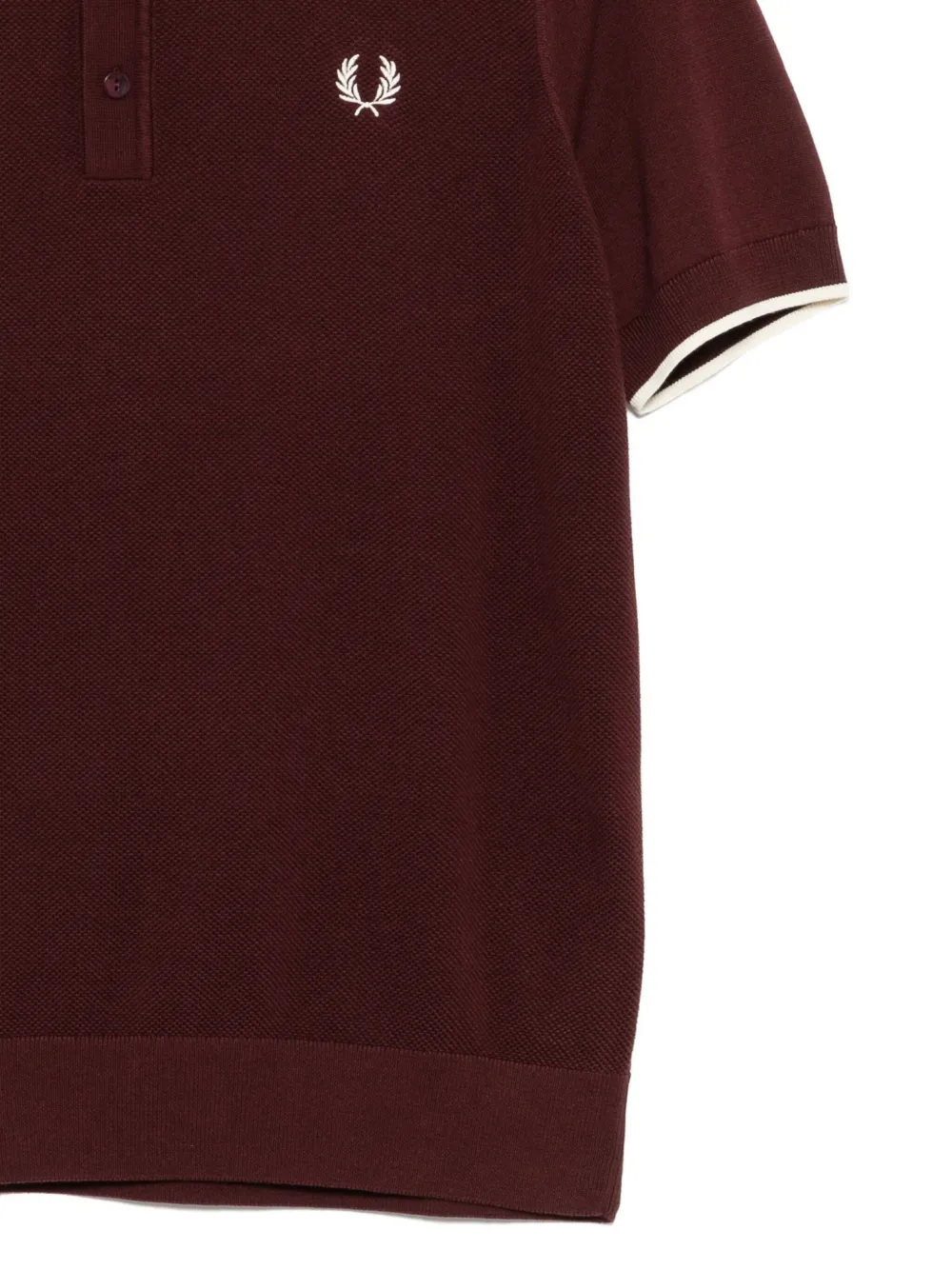 Fred Perry Poloshirt met geborduurd logo Rood