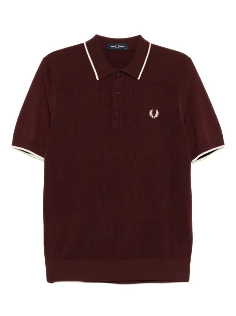 Fred Perry logo-embroidered polo shirt