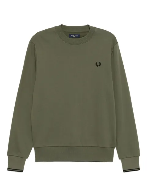 Fred Perry logo-embroidered sweatshirt