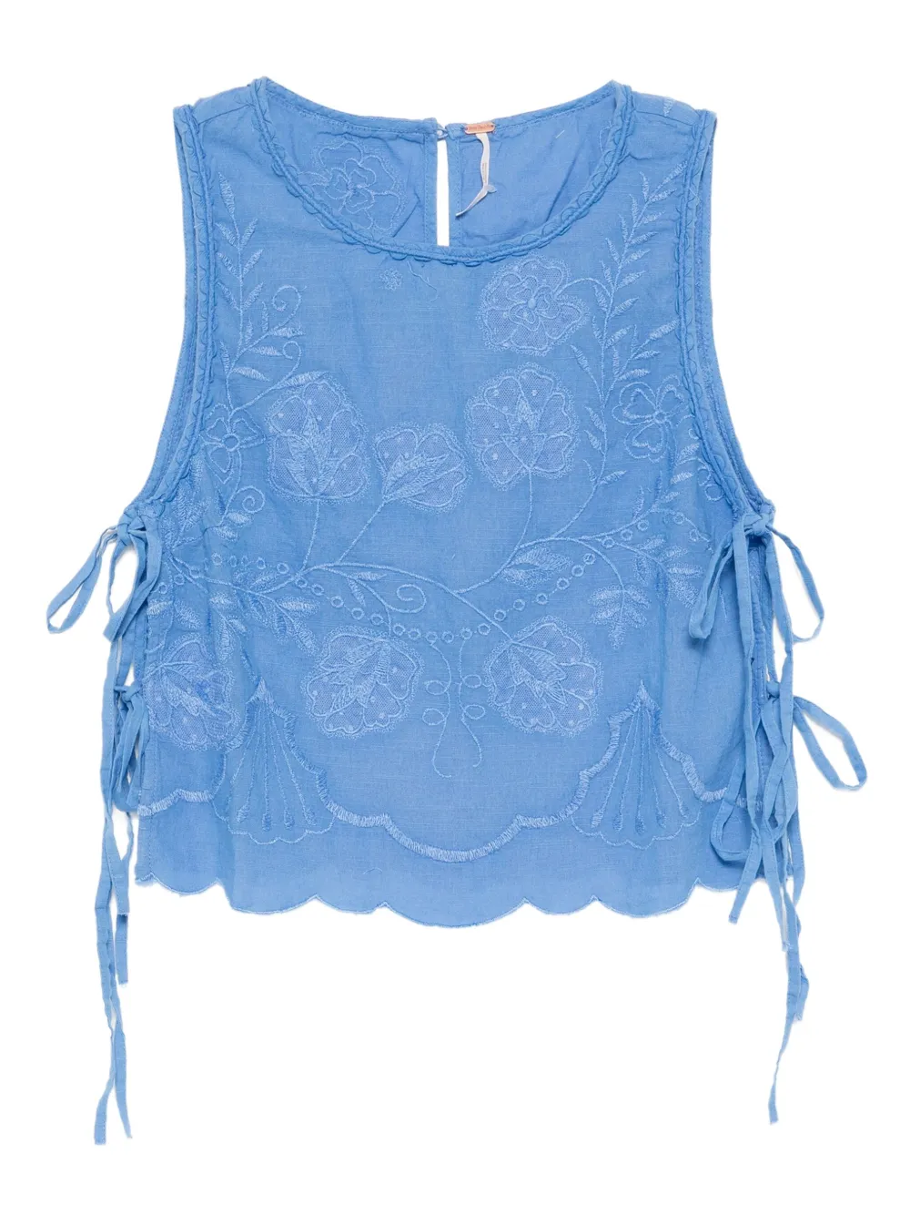 Free People Canotta con stampa sfumata - Blu