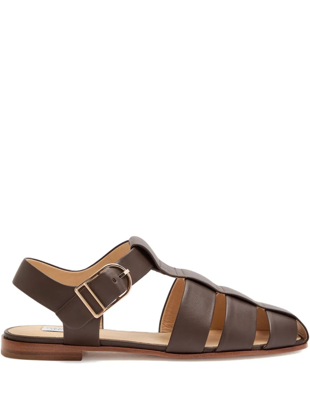 Gabriela Hearst Lynn leren sandalen Bruin