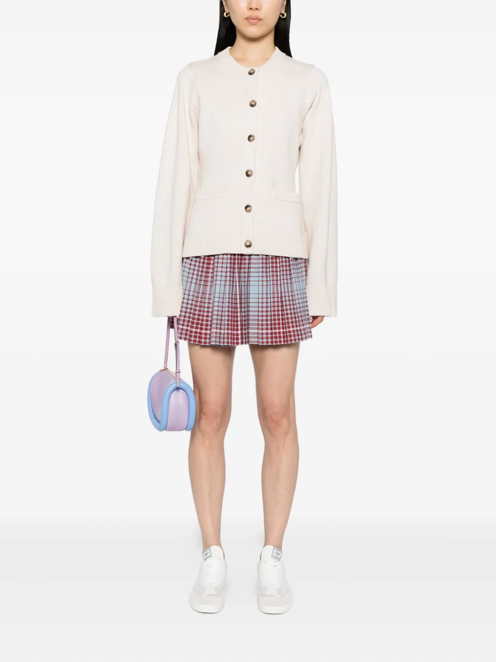 Good American Cropped vest Beige