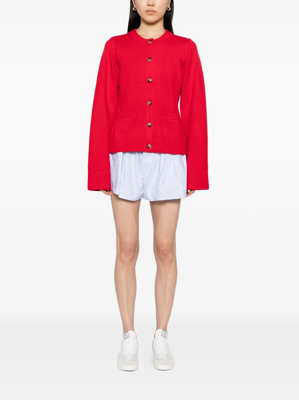 Good American Cropped vest Rood