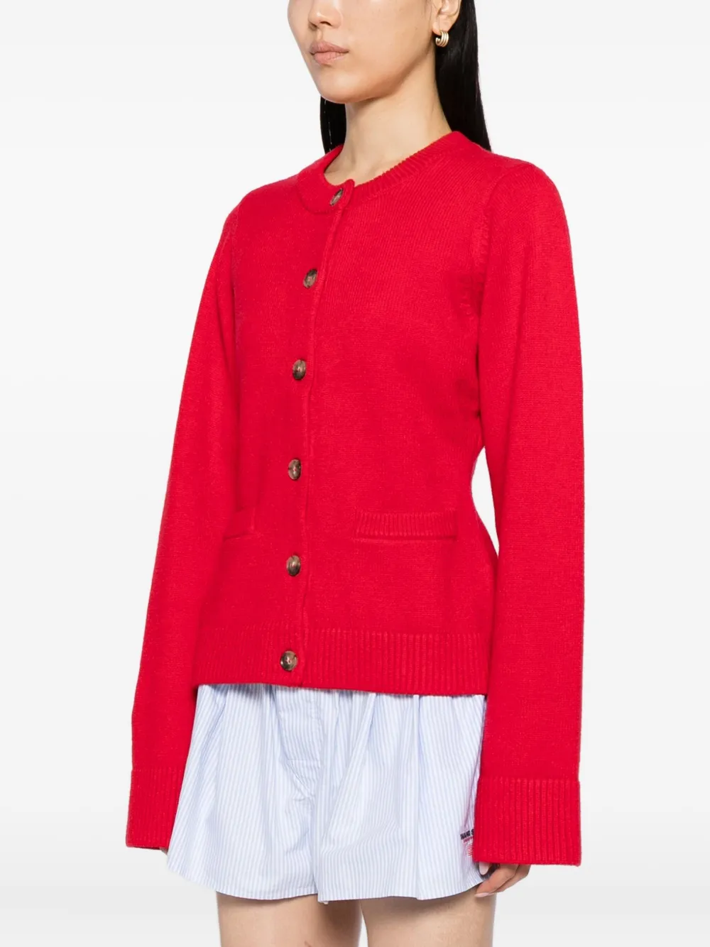 Good American Cropped vest Rood