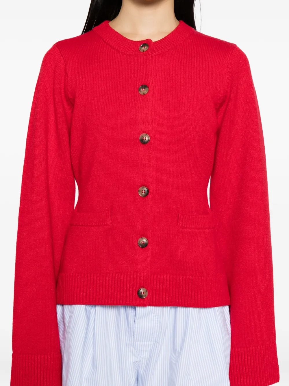 Good American Cropped vest Rood