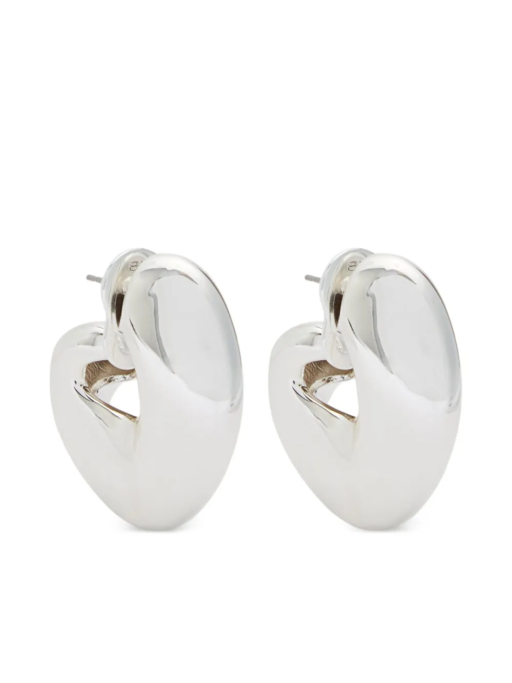 Jenny Bird Gigi hoop earrings | Silver | Image 1