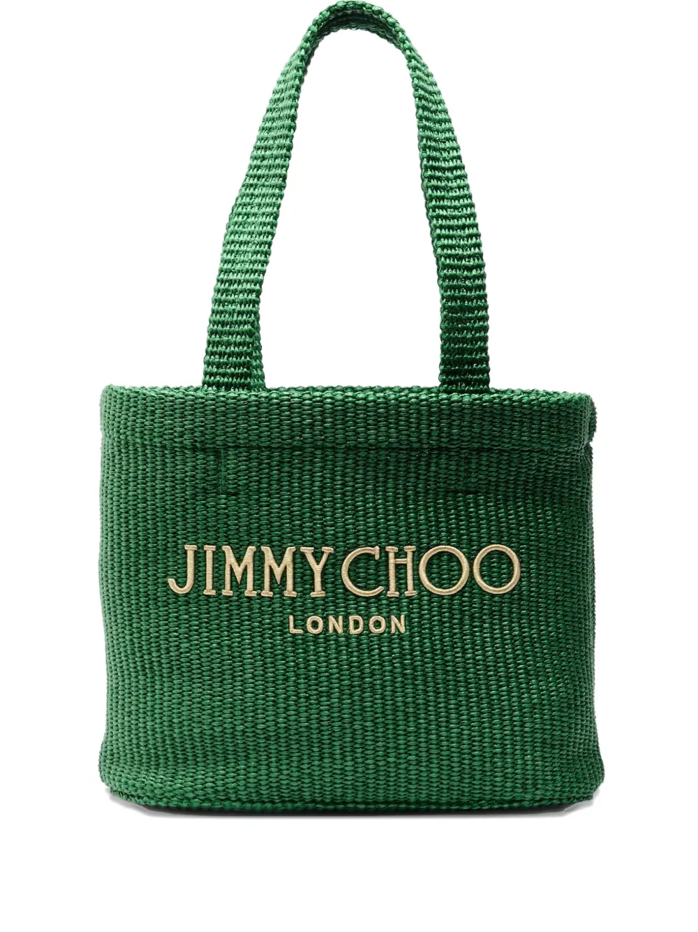 Jimmy Choo logo tote bag | Green | Image 1