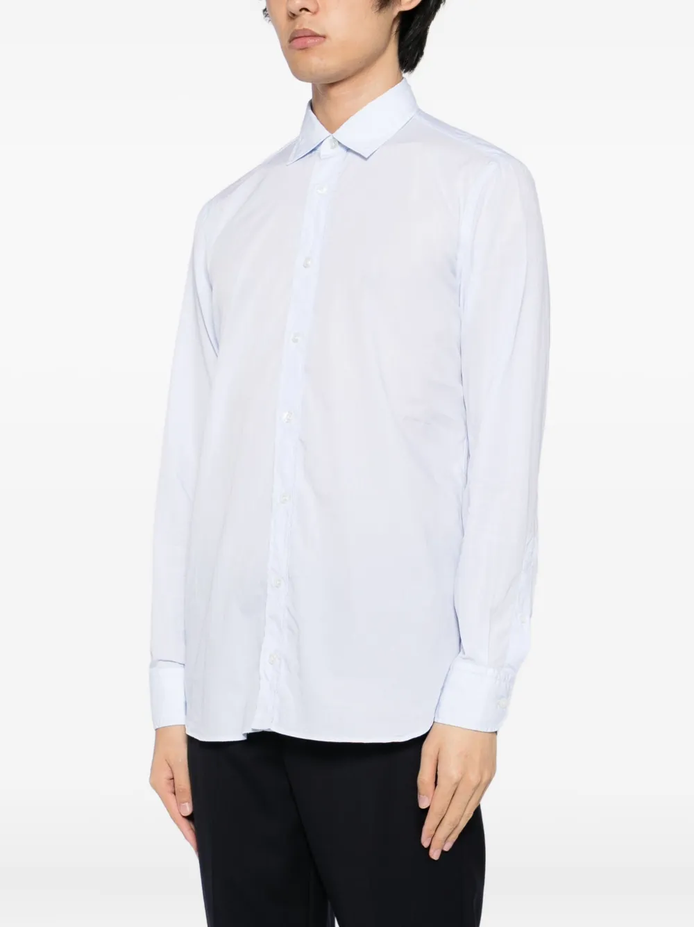 Lardini Cotton Shirt In Blue