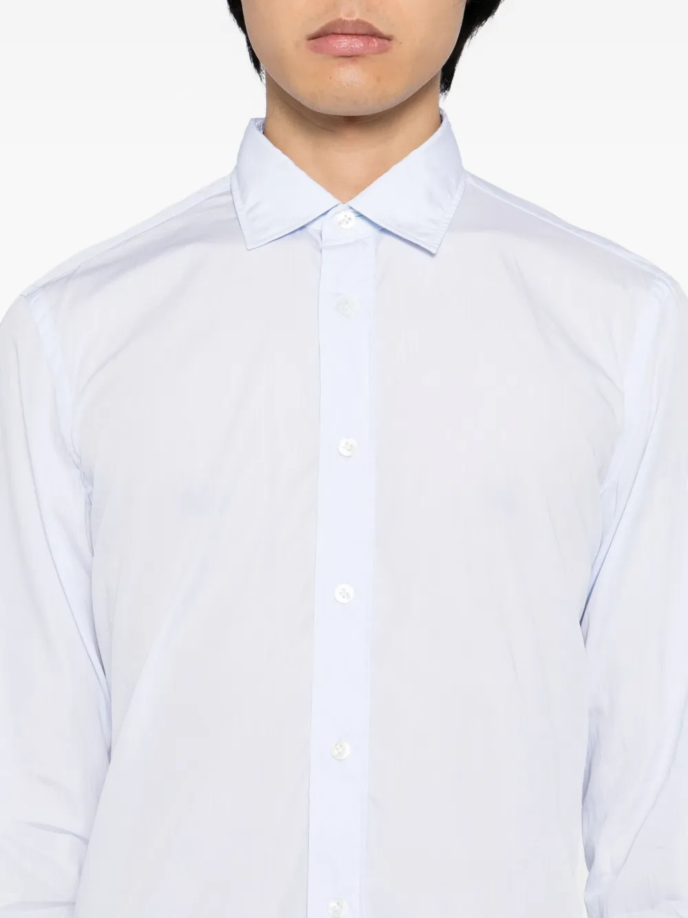 Lardini Cotton Shirt In Blue