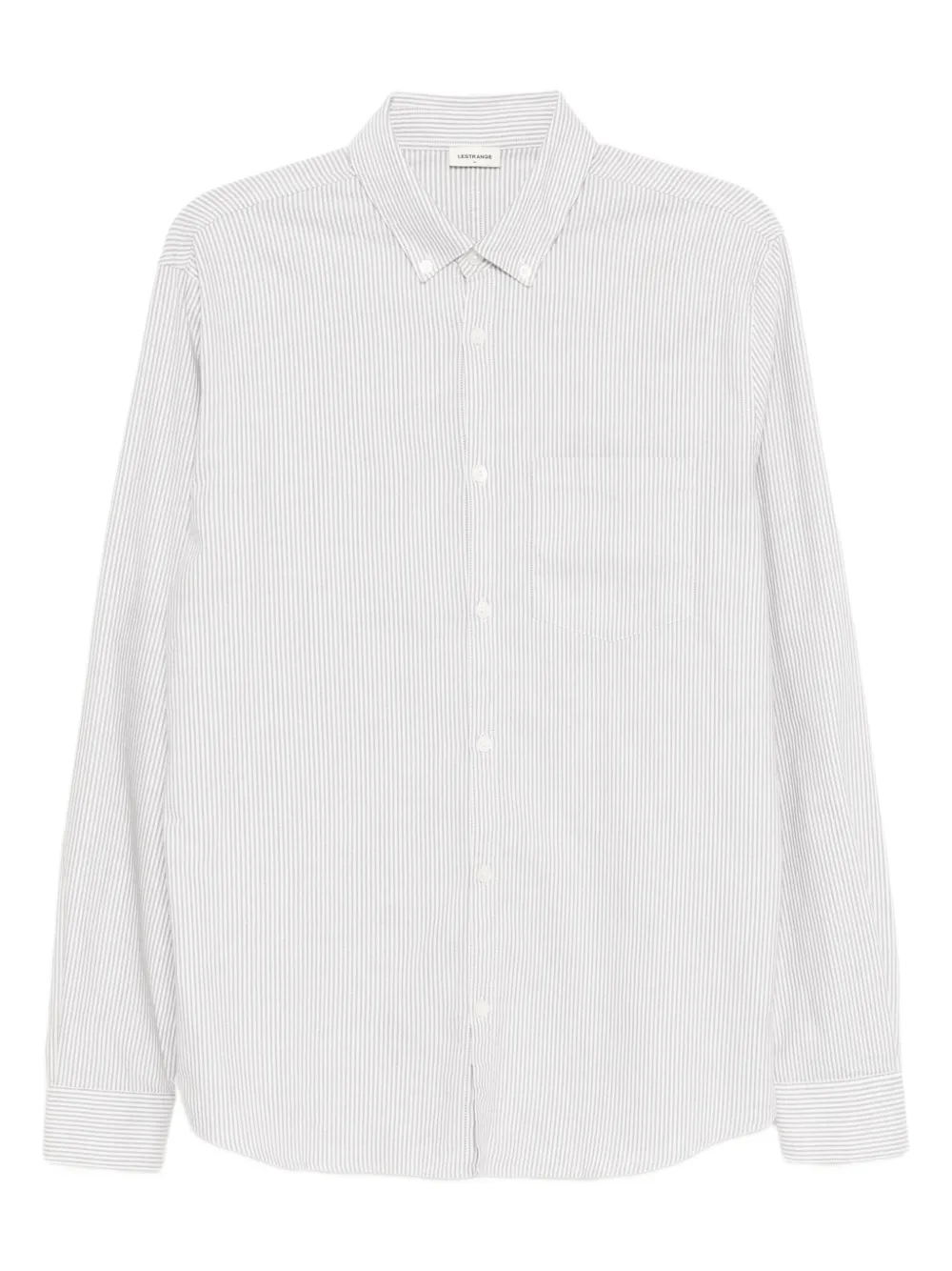 LESTRANGE Oxford striped shirt | Grey | Image 1