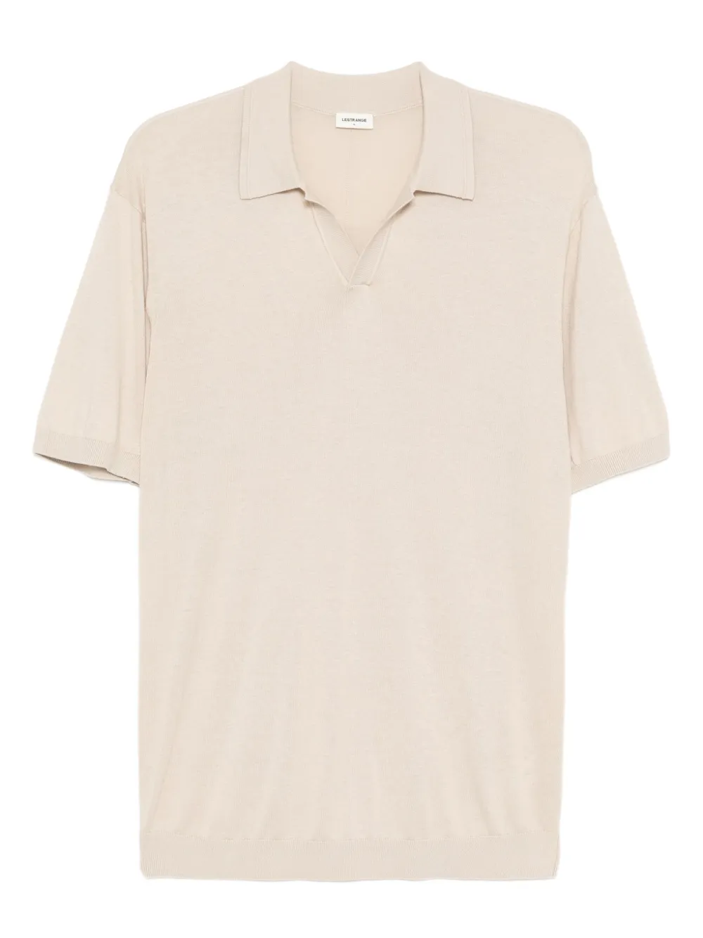 LESTRANGE knitted polo shirt | Neutrals | Image 1