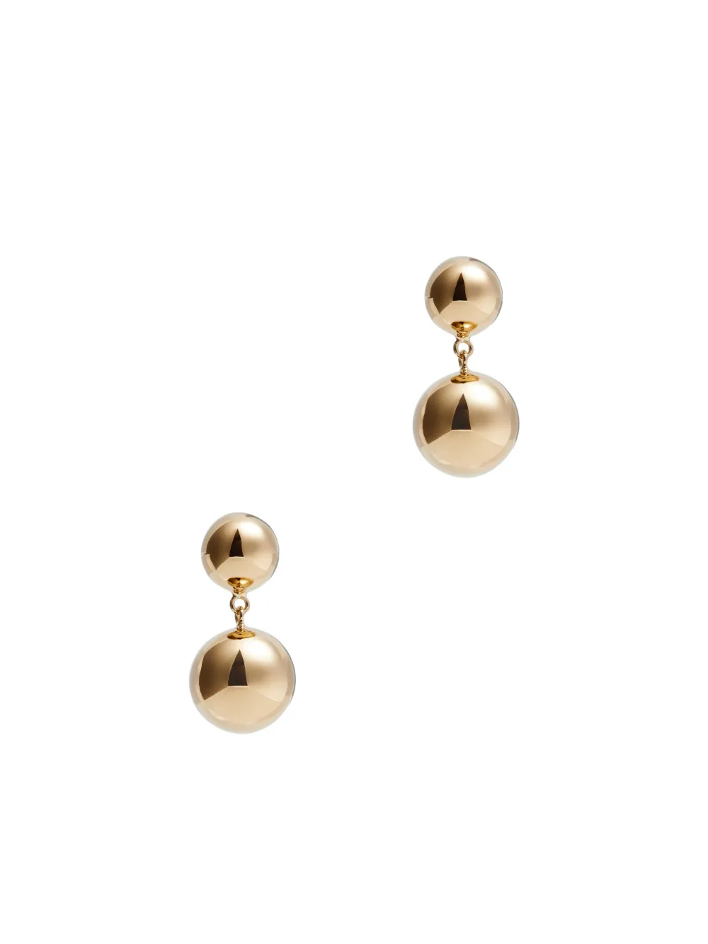 LIE STUDIO Caroline drop earrings - Goud