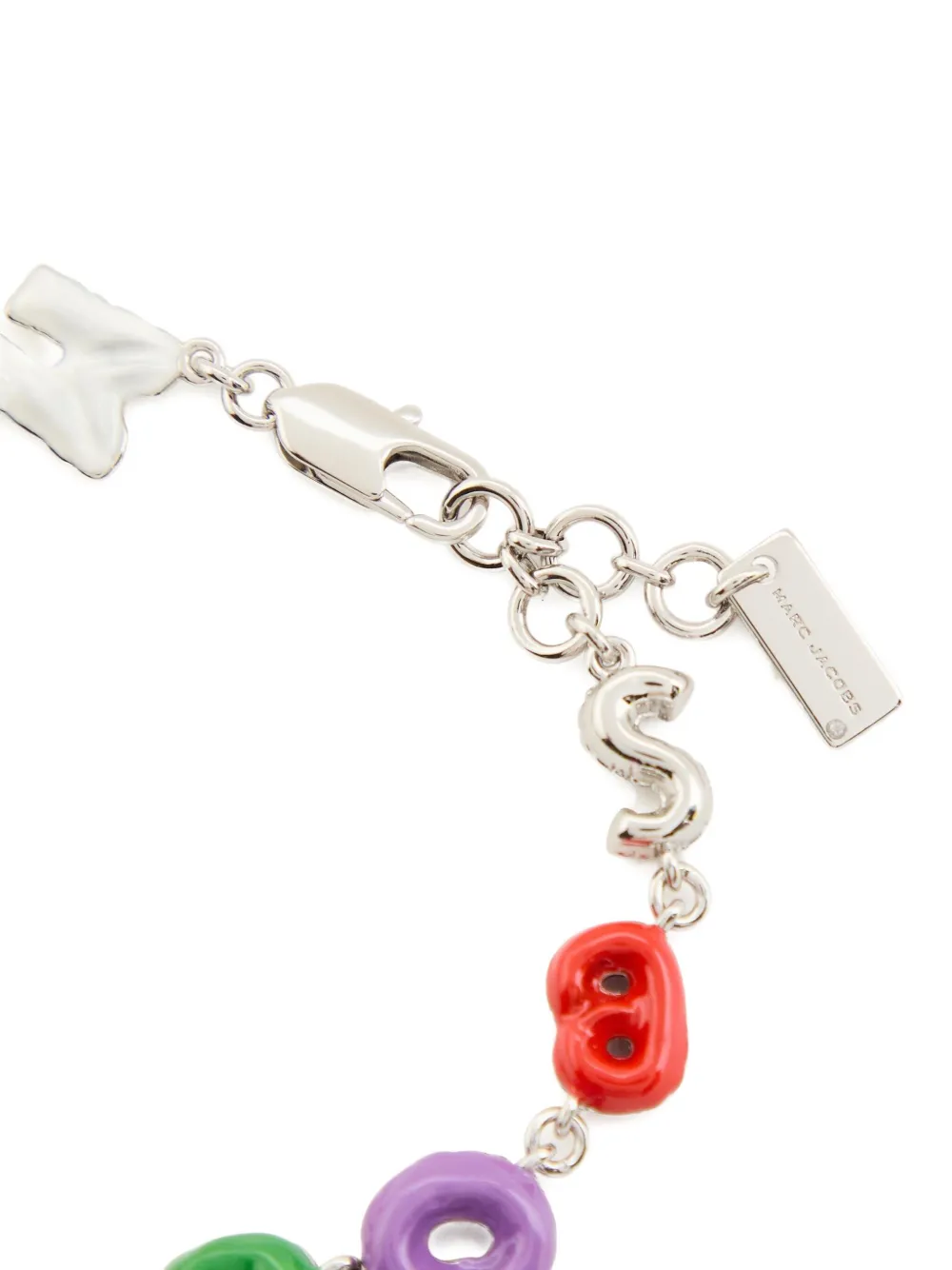 Marc Jacobs Armband met logo - Zilver