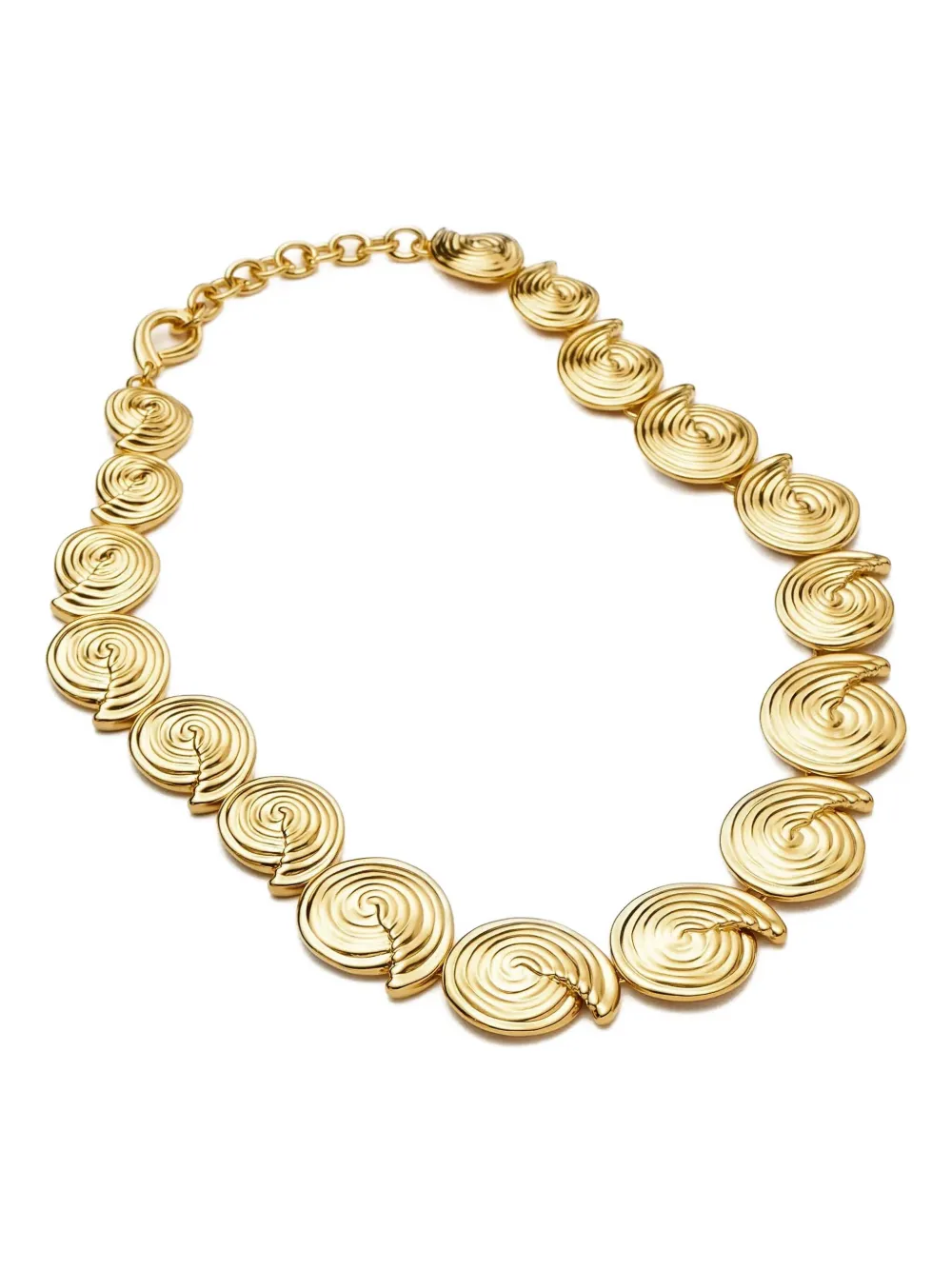 Missoma Halsketting met spiraalpatroon - Goud