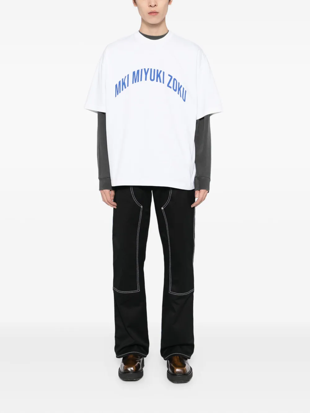 MKI Miyuki Zoku Arch T-shirt - Wit