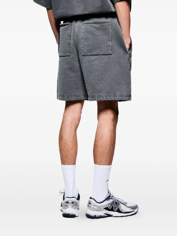MKI Miyuki Zoku Miki logo-print Drawstring Shorts | Grey | FARFETCH ZA