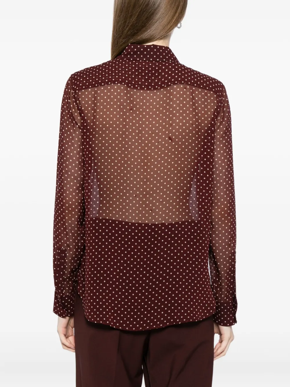 Nili Lotan Gaia blouse Rood