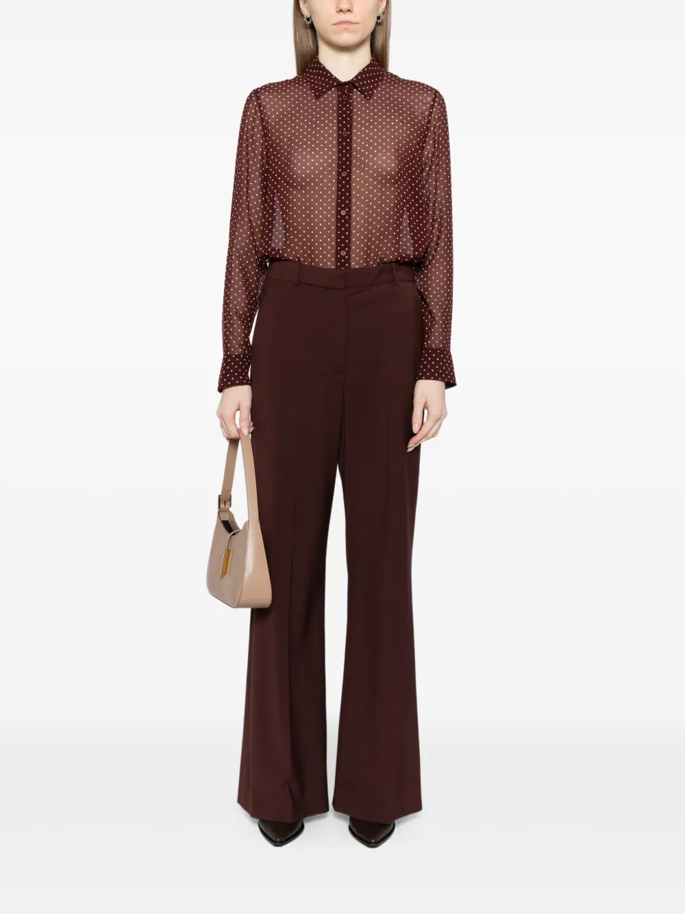 Nili Lotan Gaia blouse Rood