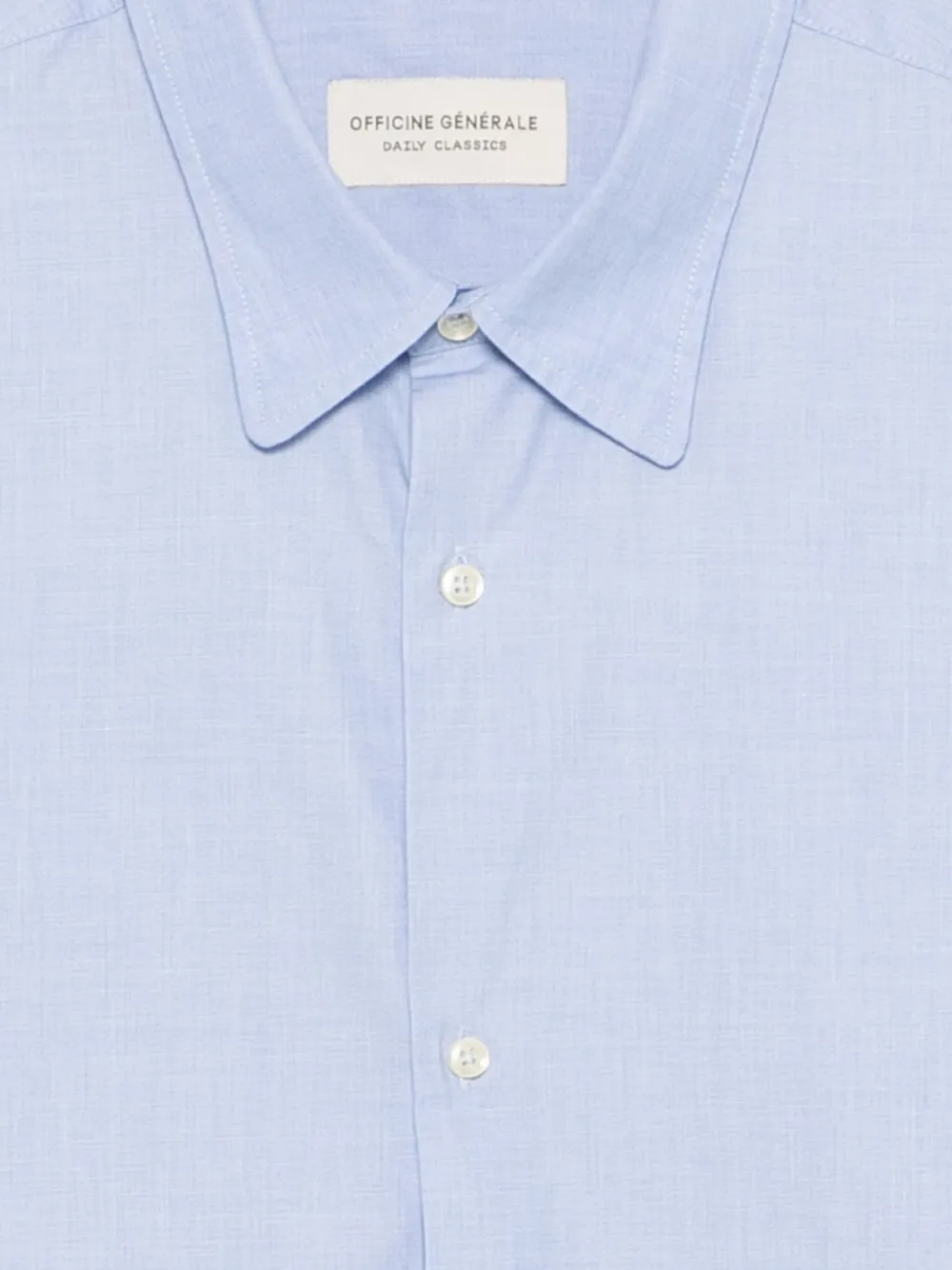 Officine Generale Katoenen overhemd Blauw