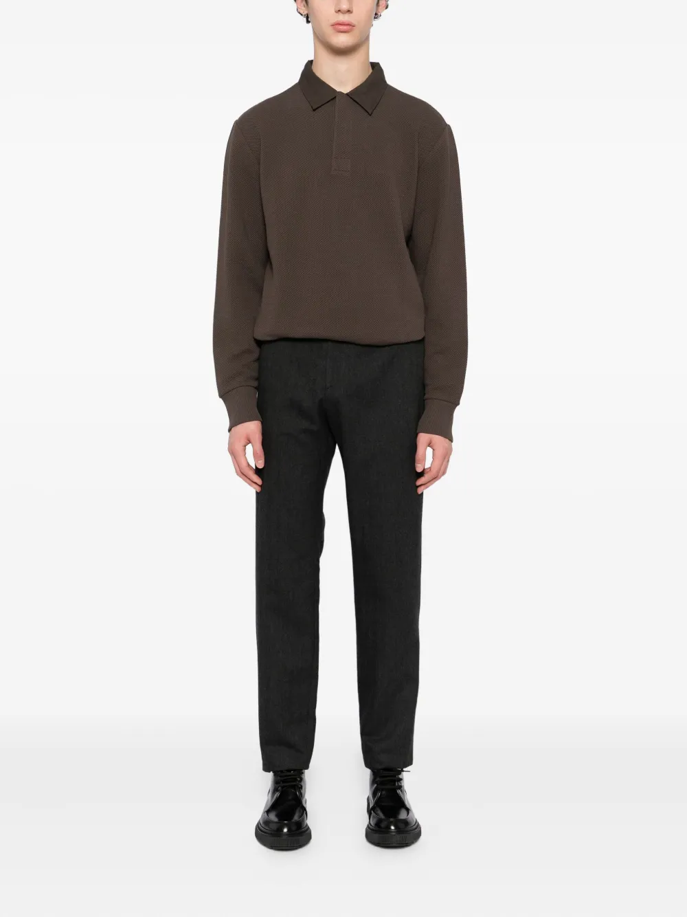 Oliver Spencer Rugby poloshirt - Bruin