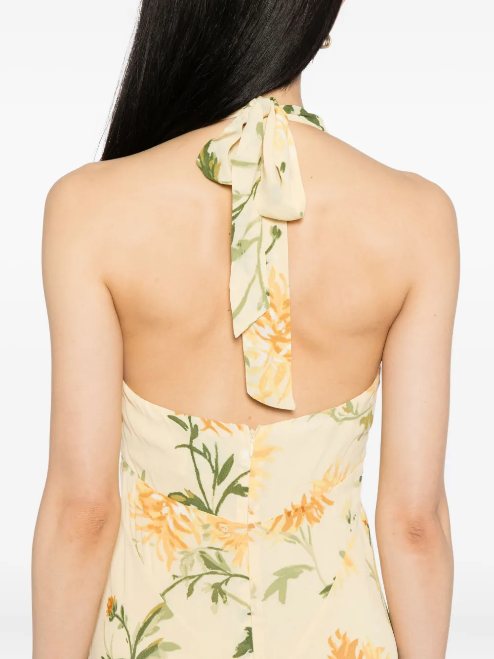 Reformation Briony ドレス | イエロー | FARFETCH JP