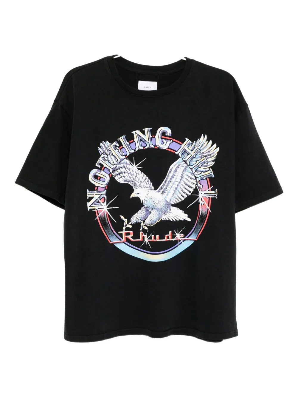 Rhude Notting Hill Eagle Graphic T-shirt In Black