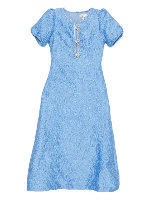 Sister Jane Dream reef jacquard midi dress