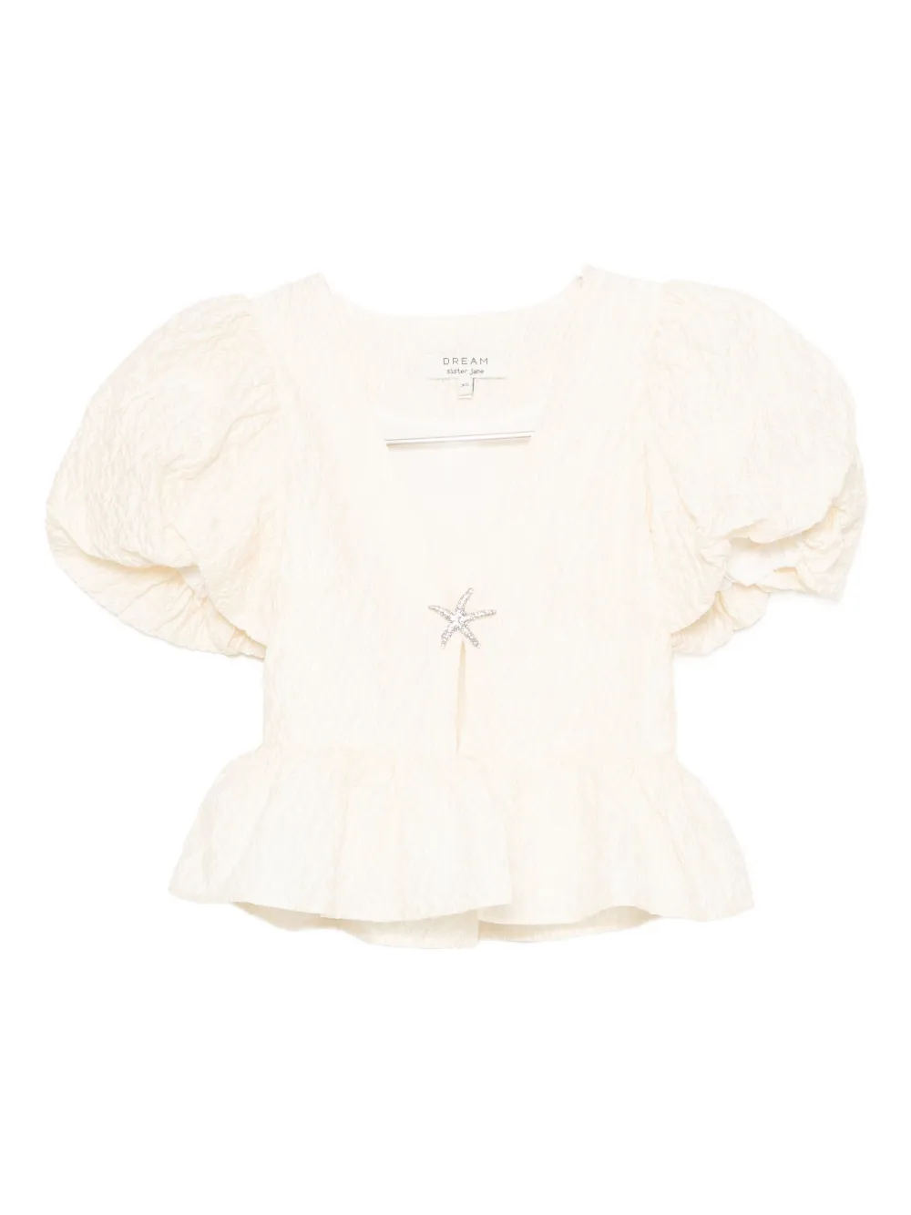 Sister Jane dream reef jacquard top | Neutrals | Image 1