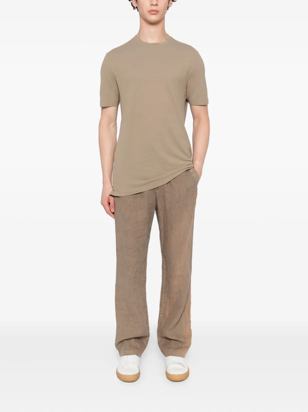 Slowear Katoenen T-shirt - Beige