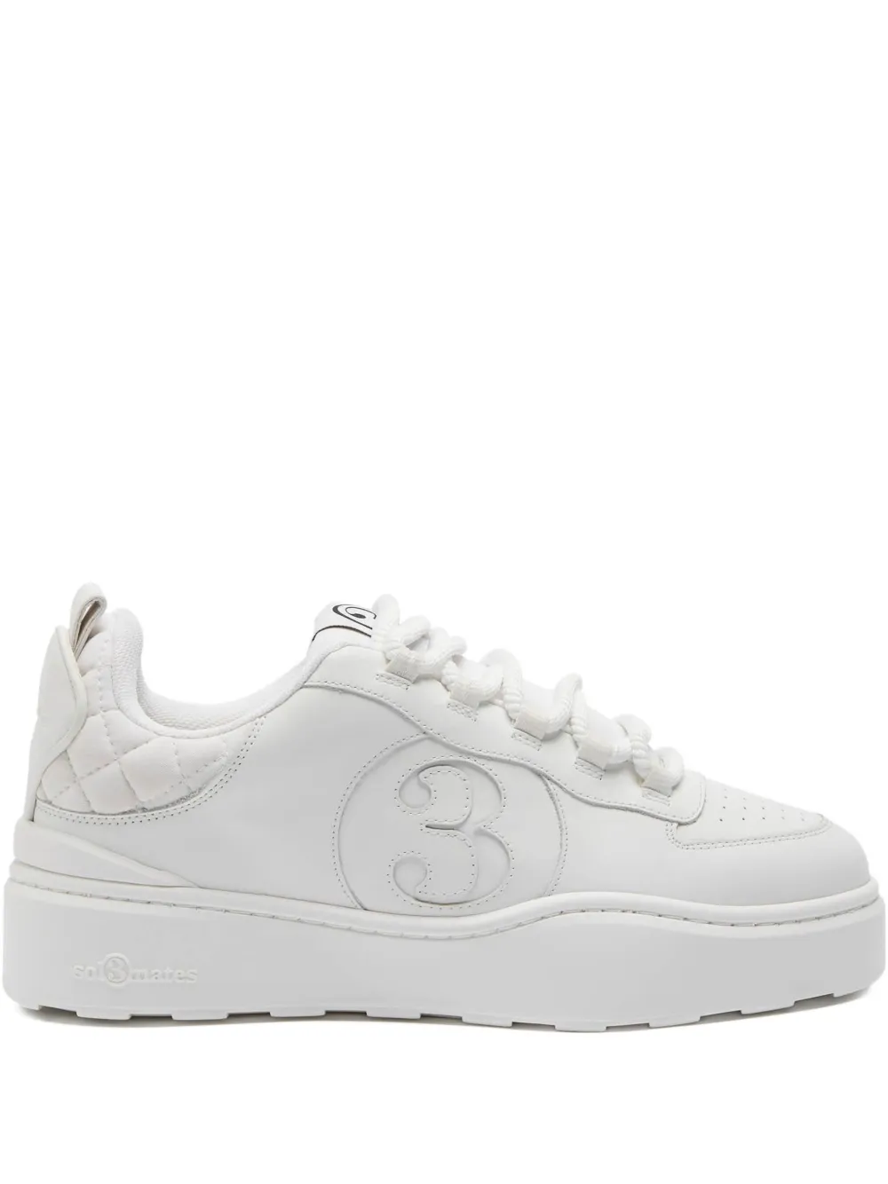 SOL3MATES 320s leather sneakers White