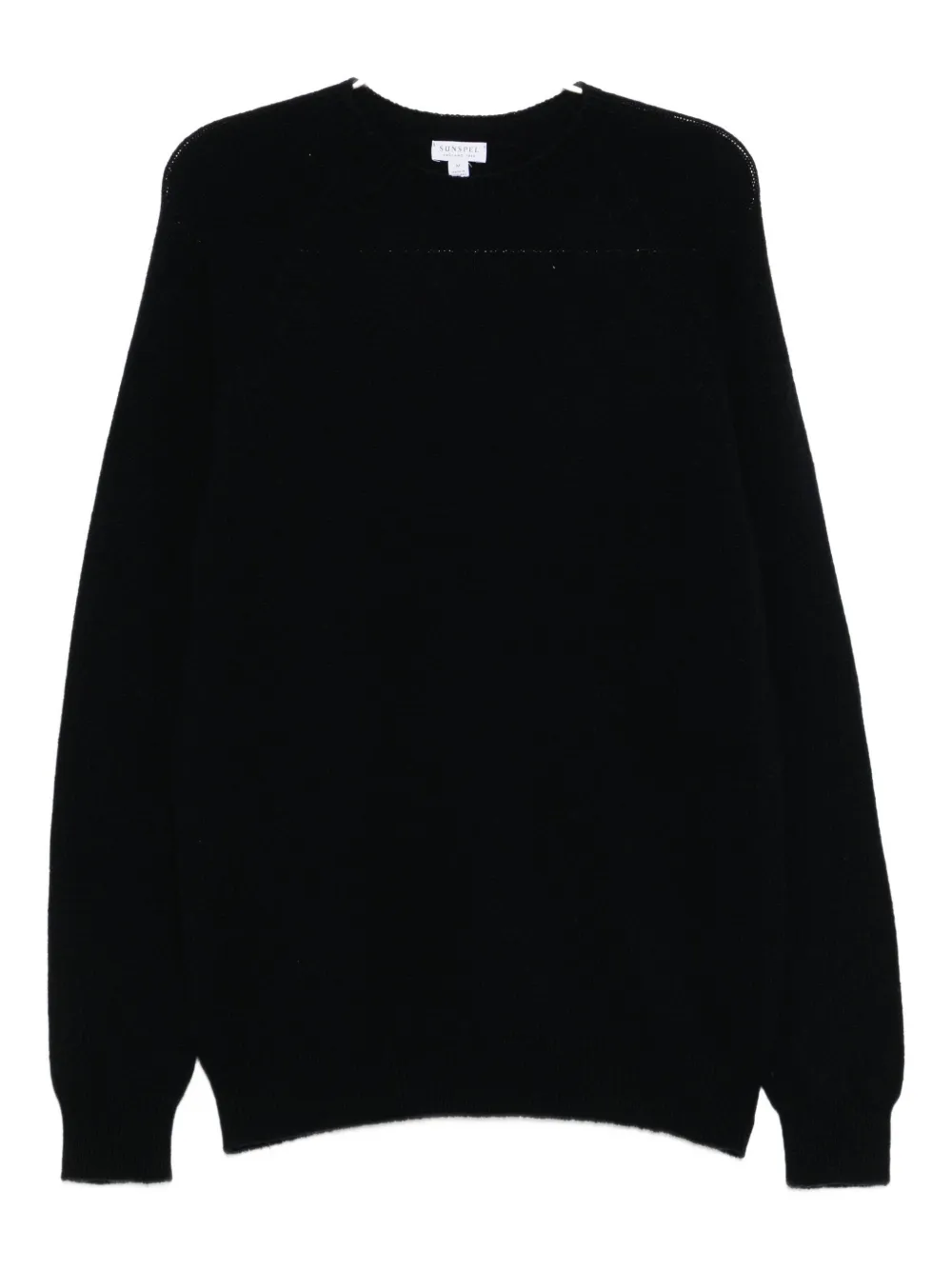 Sunspel Wool Jumper In Black