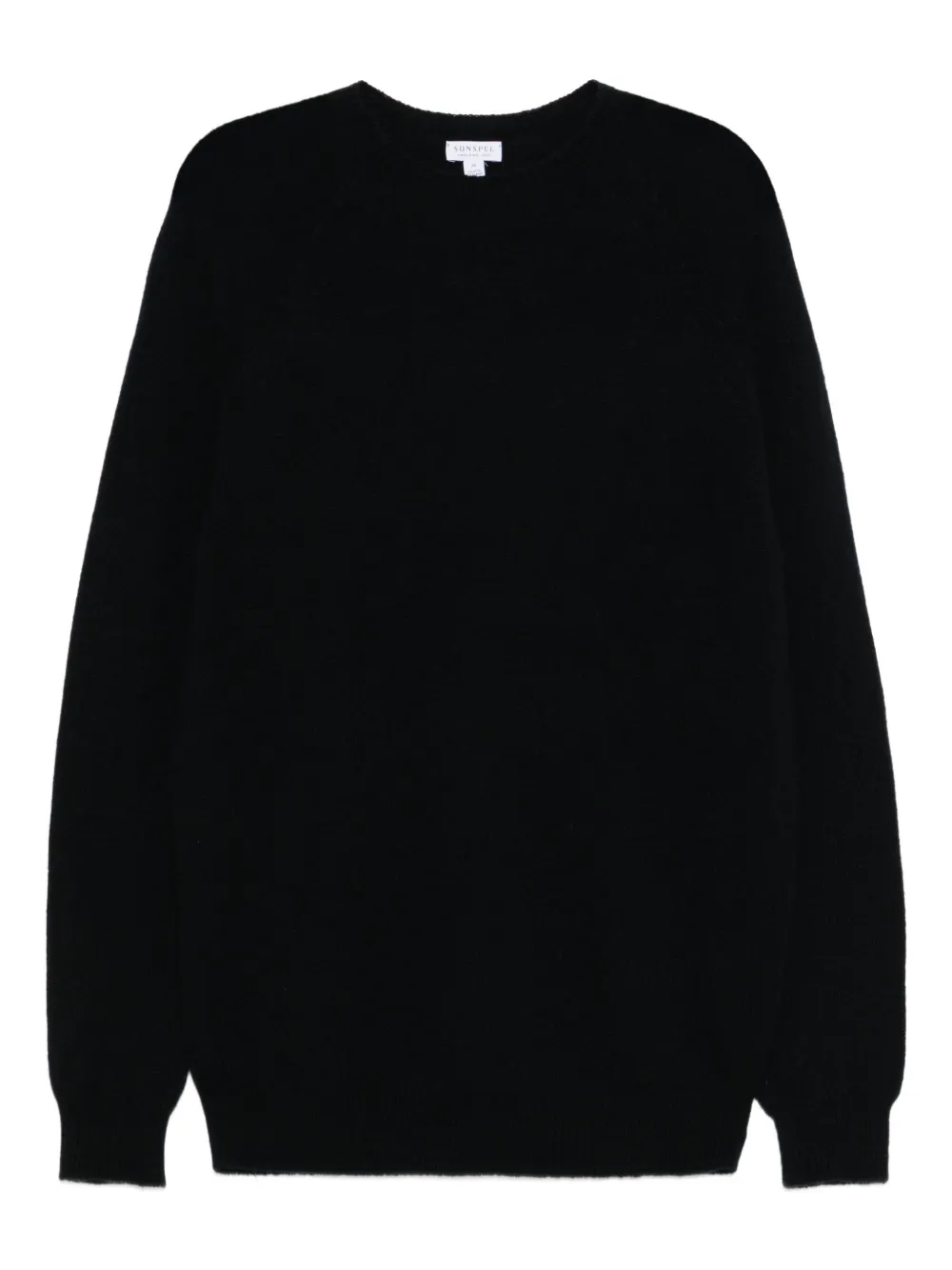 Sunspel wool jumper | Black | Image 1