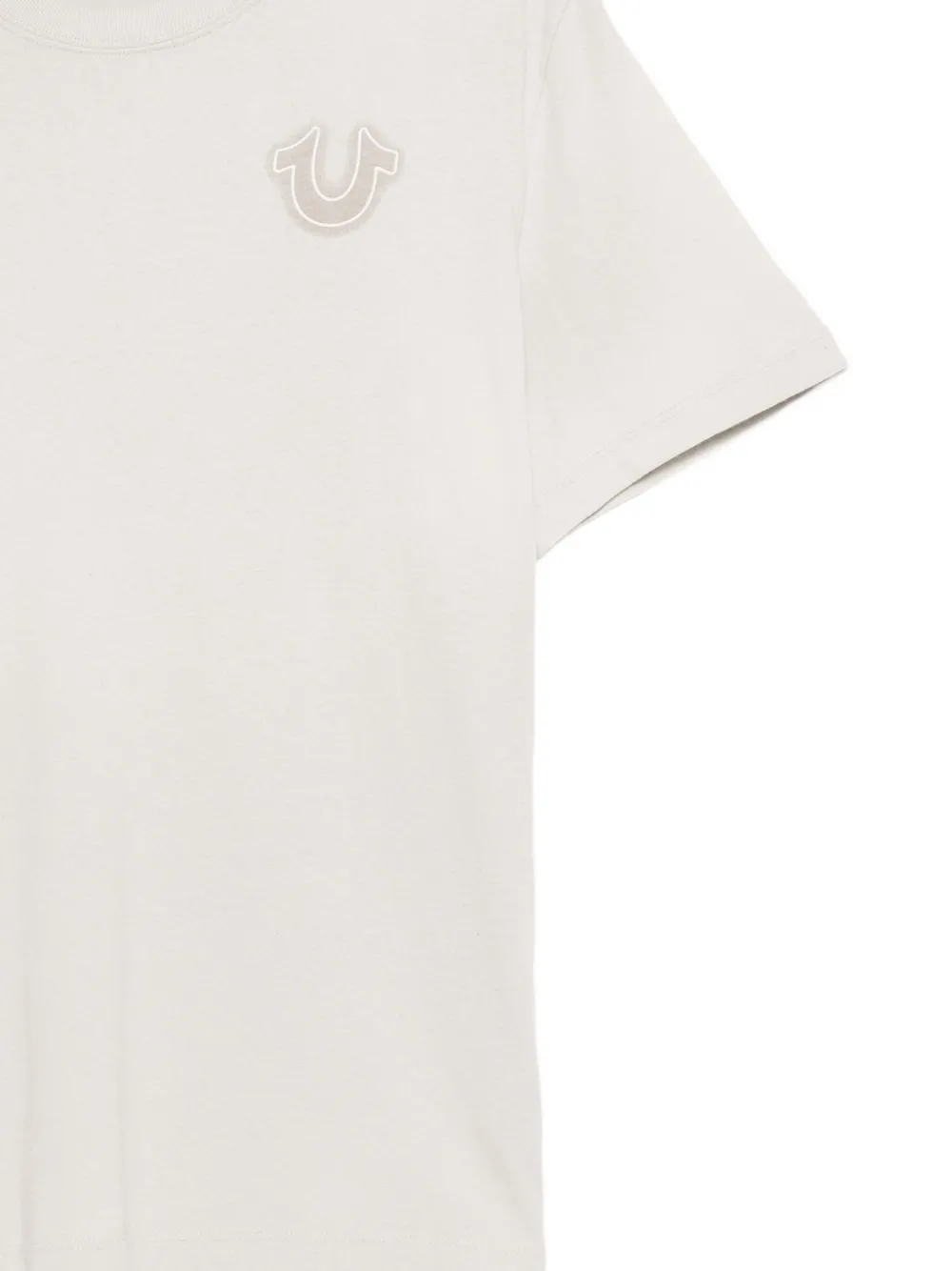 True Religion Puff Print Buddha Face T-shirt In White