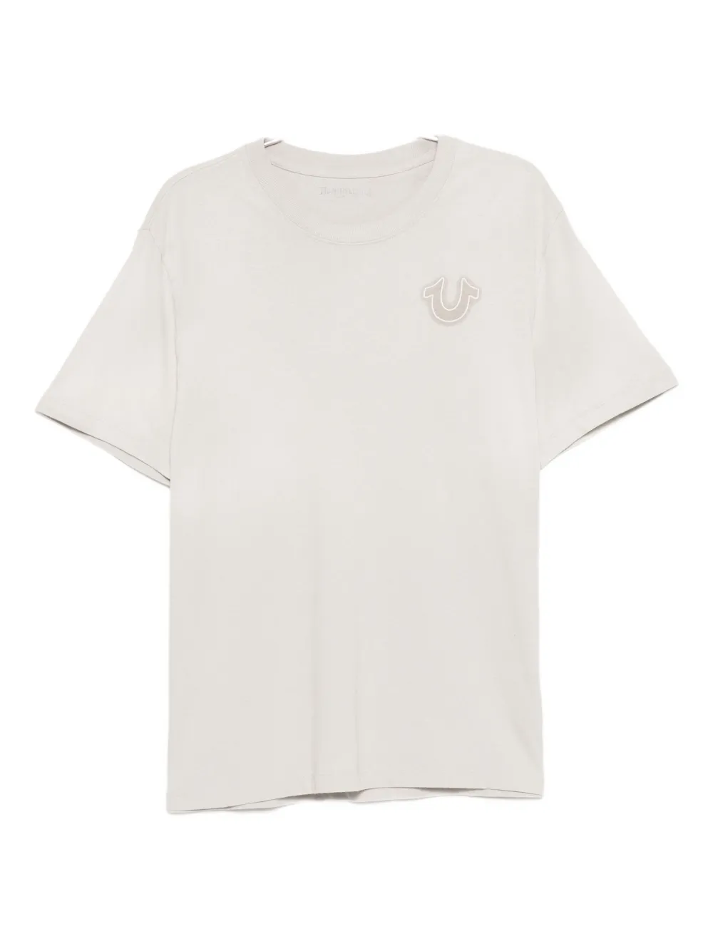 True Religion Puff Print Buddha Face T-shirt In White