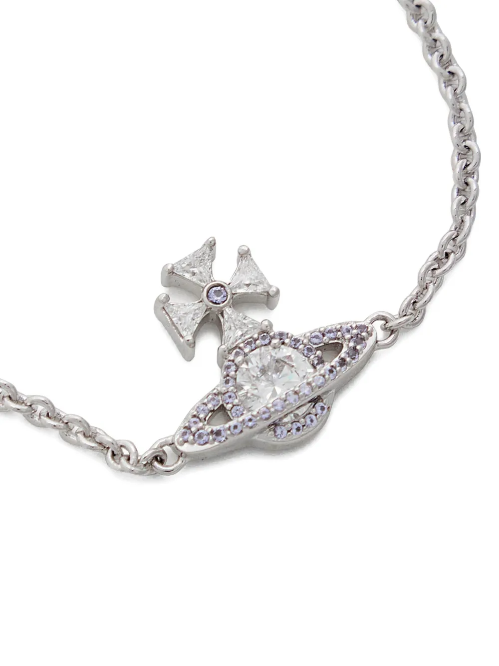 Vivienne Westwood orb chain bracelet - Zilver
