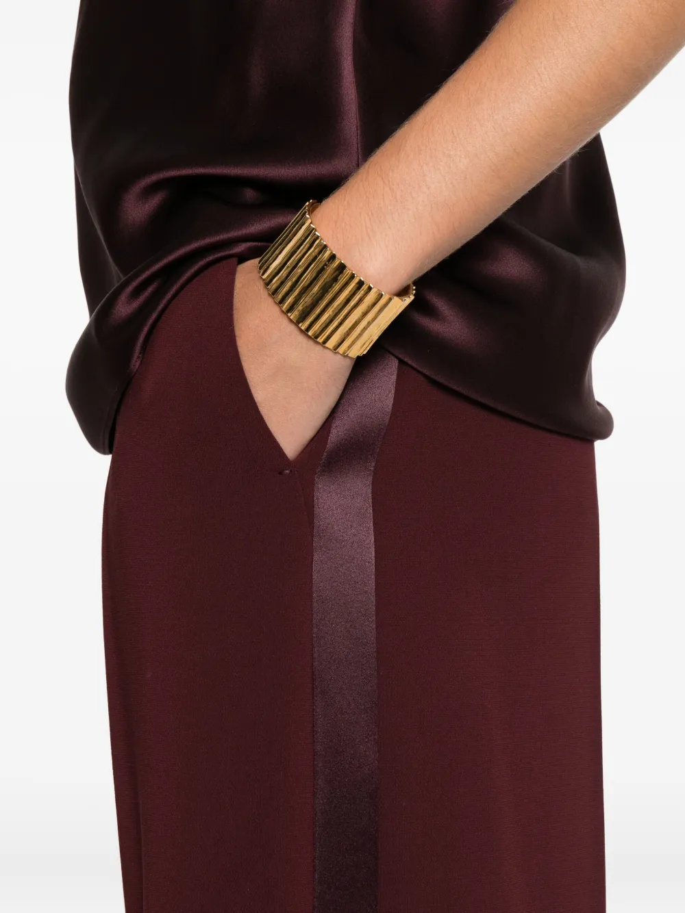 Max Mara Tailored Trousers In Red