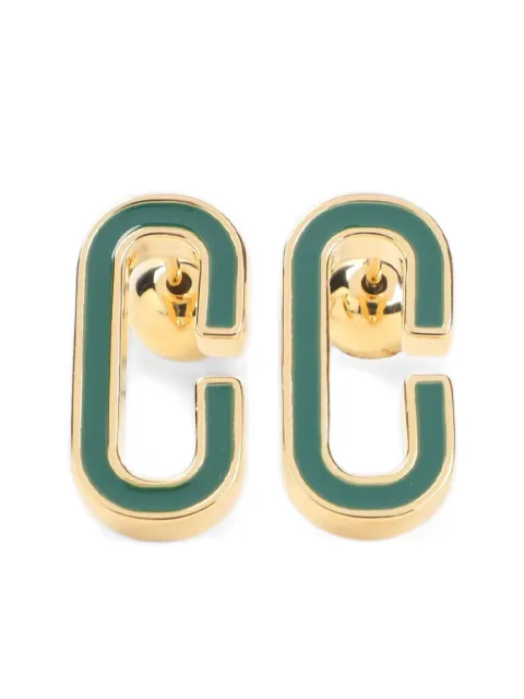 Casablanca C-shaped drop earrings