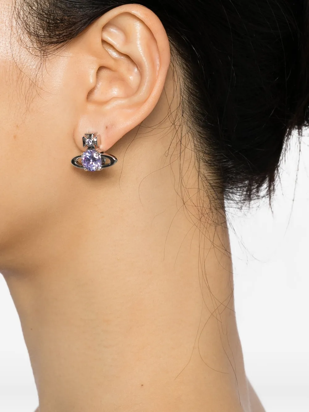 Vivienne Westwood Reina oorbellen - Zilver