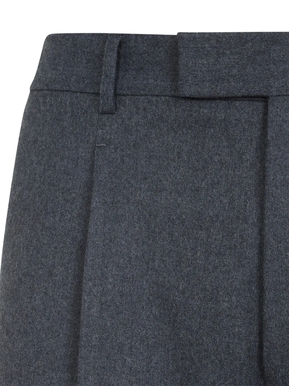 Zegna Belt-loop Casual Pants In Blue