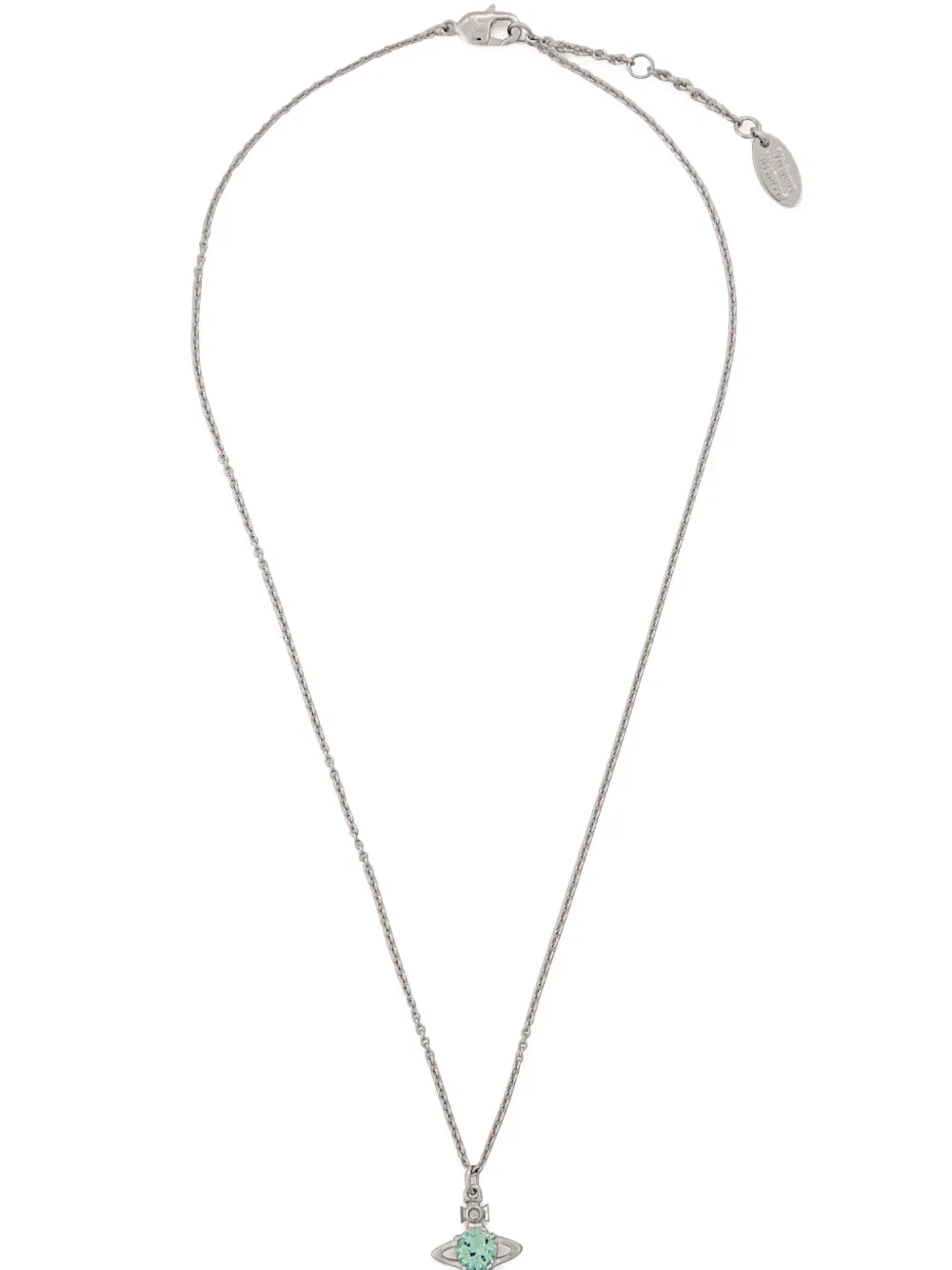 Vivienne Westwood orb pendant necklace - Zilver