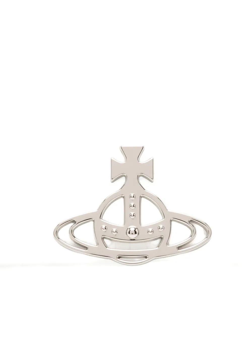 Vivienne Westwood Medium Hazel Shoulder Bag In White