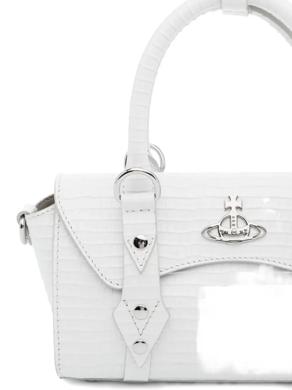 Vivienne Westwood Bettina Mini Leather Cross-body Bag In Yellow